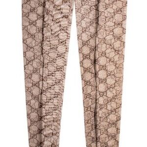 Gucci logo tights classic gg leggings supreme canvas hosiery monogram pants